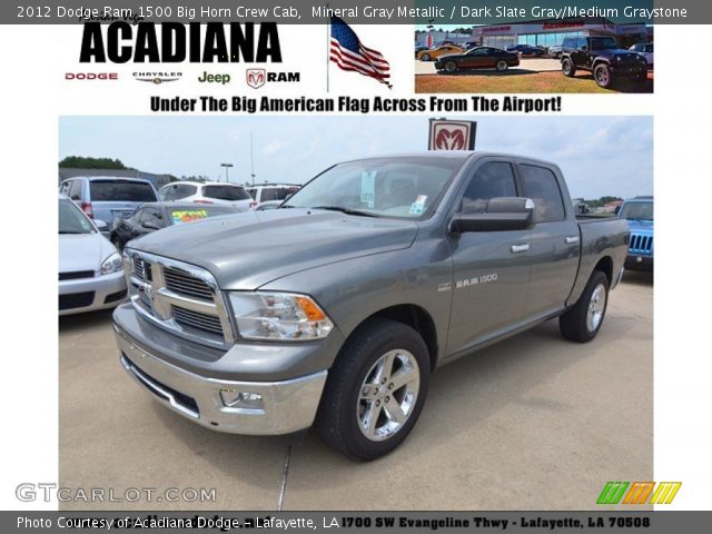 2012 Dodge Ram 1500 Big Horn Crew Cab in Mineral Gray Metallic