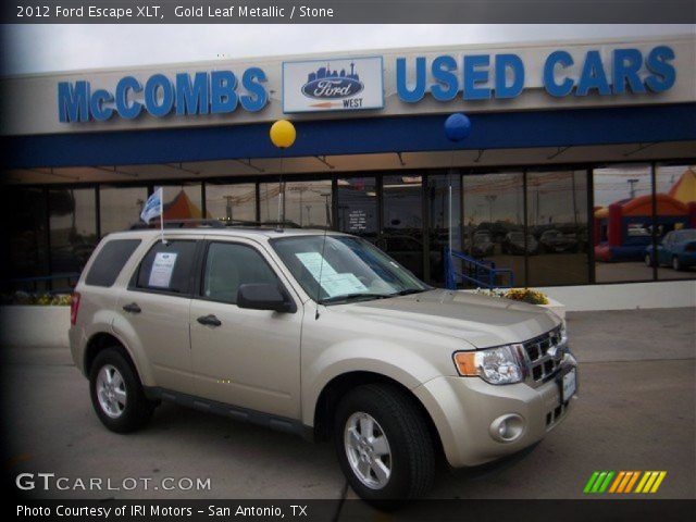 2012 Ford Escape XLT in Gold Leaf Metallic