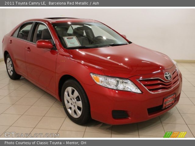 2011 Toyota Camry LE in Barcelona Red Metallic
