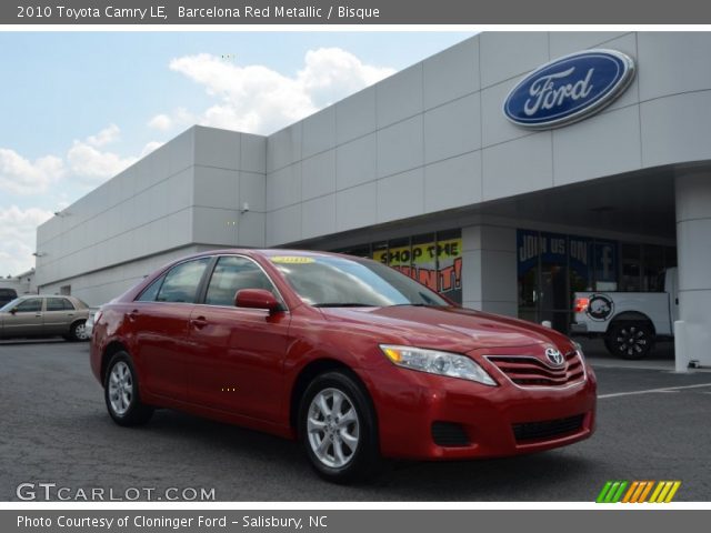 2010 Toyota Camry LE in Barcelona Red Metallic