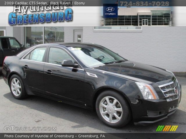 2009 Cadillac CTS Sedan in Black Raven