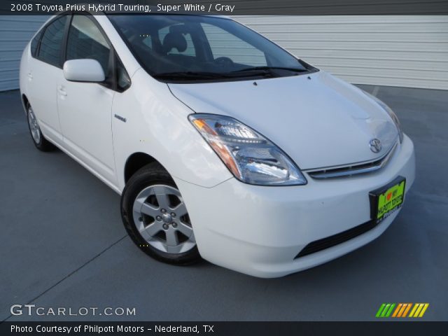 2008 Toyota Prius Hybrid Touring in Super White