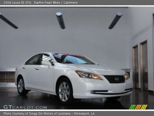 2009 Lexus ES 350 in Starfire Pearl White
