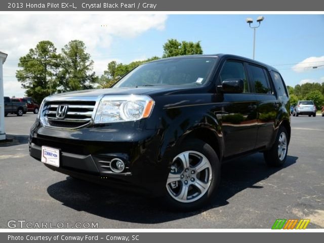 2013 Honda Pilot EX-L in Crystal Black Pearl
