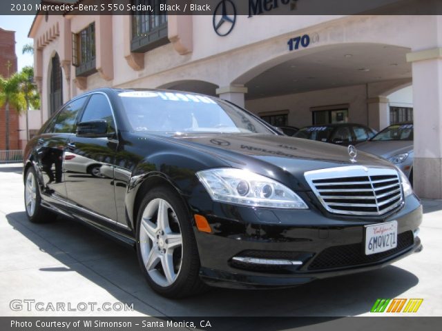 2010 Mercedes-Benz S 550 Sedan in Black