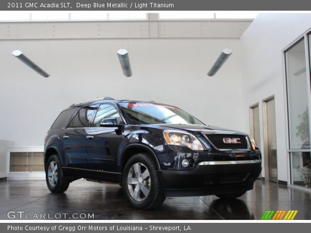 2011 GMC Acadia SLT in Deep Blue Metallic