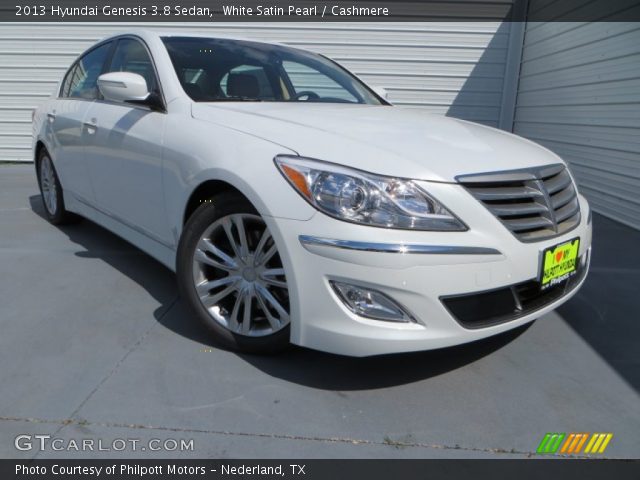 2013 Hyundai Genesis 3.8 Sedan in White Satin Pearl