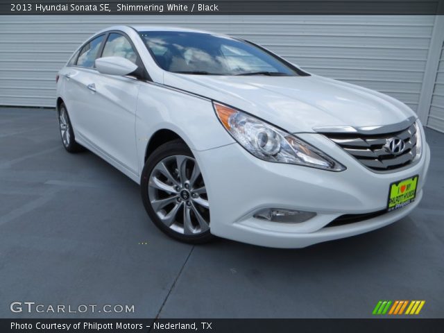2013 Hyundai Sonata SE in Shimmering White