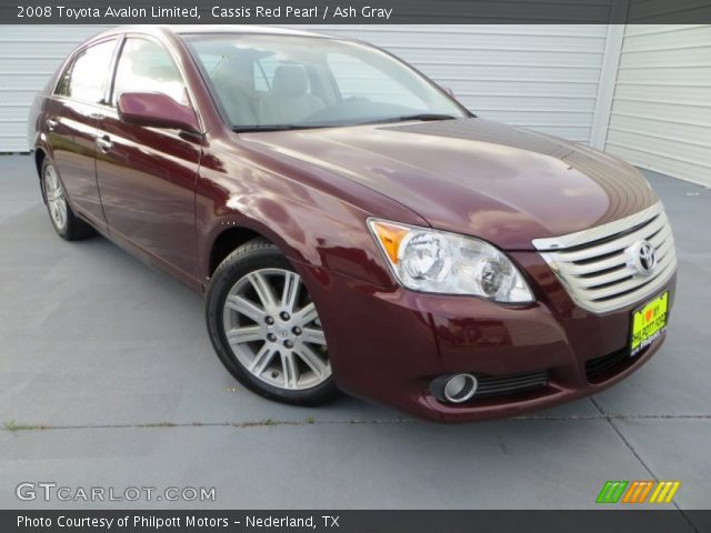 2008 Toyota Avalon Limited in Cassis Red Pearl