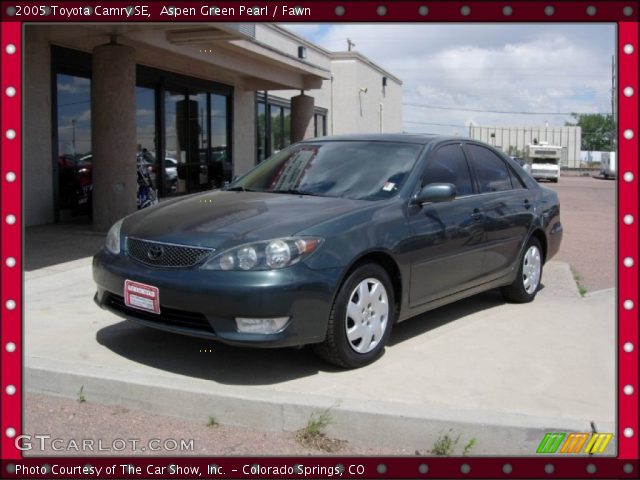 2005 Toyota Camry SE in Aspen Green Pearl