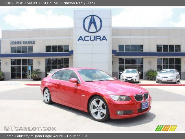2007 BMW 3 Series 335i Coupe in Crimson Red