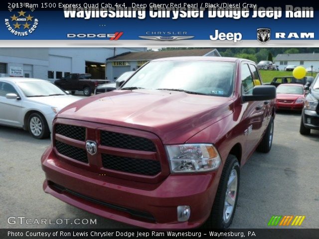 2013 Ram 1500 Express Quad Cab 4x4 in Deep Cherry Red Pearl