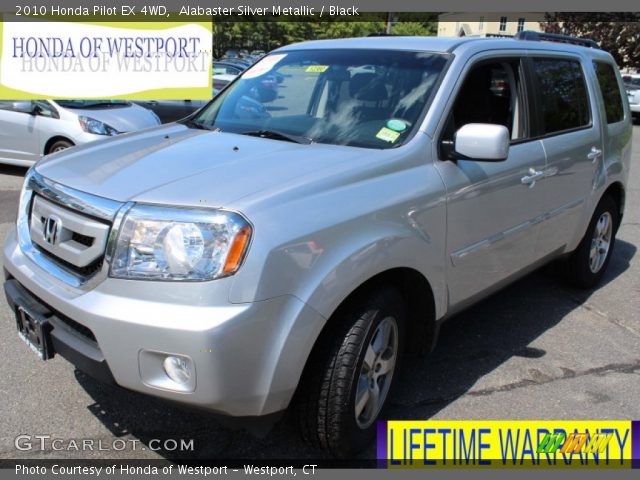 2010 Honda Pilot EX 4WD in Alabaster Silver Metallic
