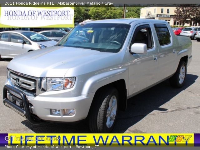 2011 Honda Ridgeline RTL in Alabaster Silver Metallic