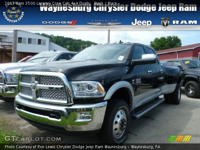 2013 Ram 3500 Laramie Crew Cab 4x4 Dually in Black