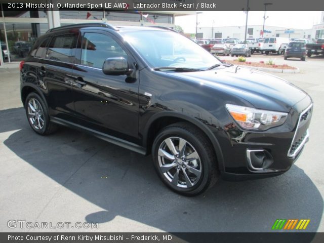 2013 Mitsubishi Outlander Sport LE AWD in Labrador Black Pearl