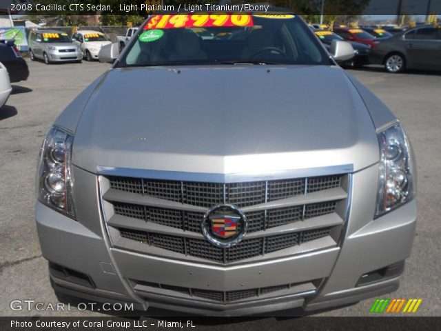2008 Cadillac CTS Sedan in Light Platinum
