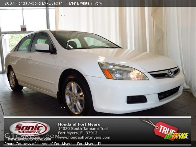 2007 Honda Accord EX-L Sedan in Taffeta White