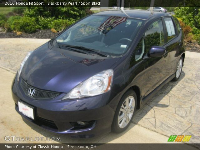 2010 Honda Fit Sport in Blackberry Pearl