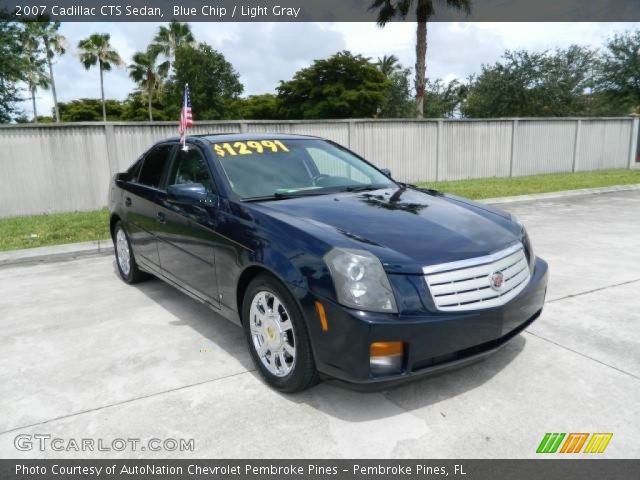 2007 Cadillac CTS Sedan in Blue Chip