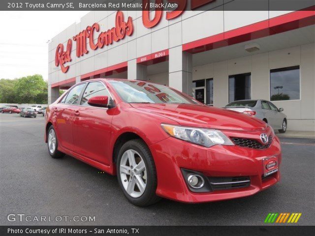 2012 Toyota Camry SE in Barcelona Red Metallic
