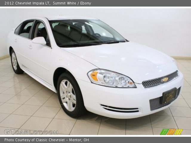 2012 Chevrolet Impala LT in Summit White