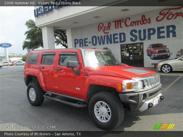 2008 Hummer H3  in Victory Red