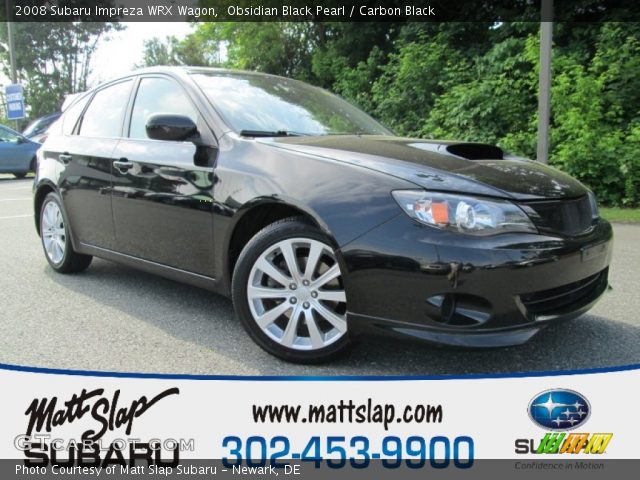 2008 Subaru Impreza WRX Wagon in Obsidian Black Pearl