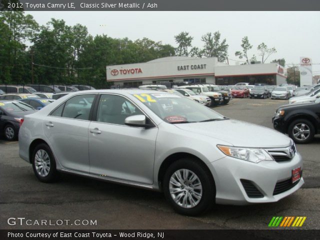 2012 Toyota Camry LE in Classic Silver Metallic