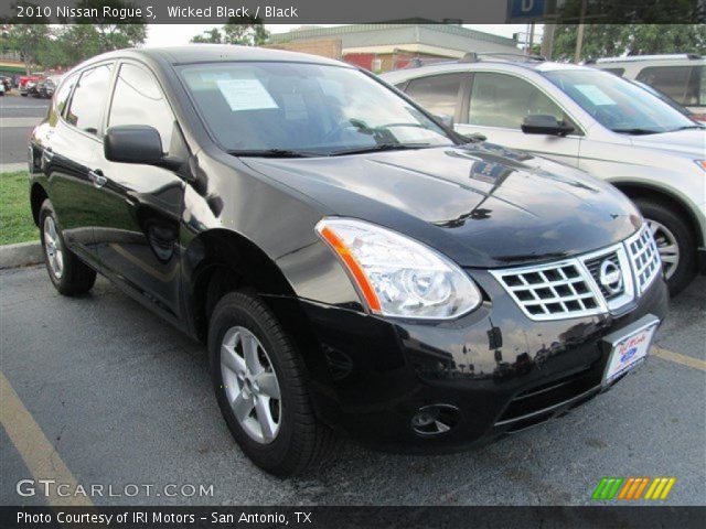 2010 Nissan Rogue S in Wicked Black