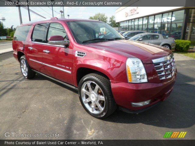 2007 Cadillac Escalade ESV AWD in Red-E