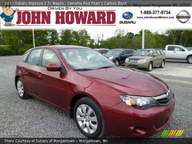 2010 Subaru Impreza 2.5i Wagon in Camellia Red Pearl