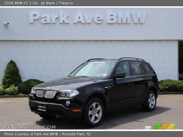 2008 BMW X3 3.0si in Jet Black