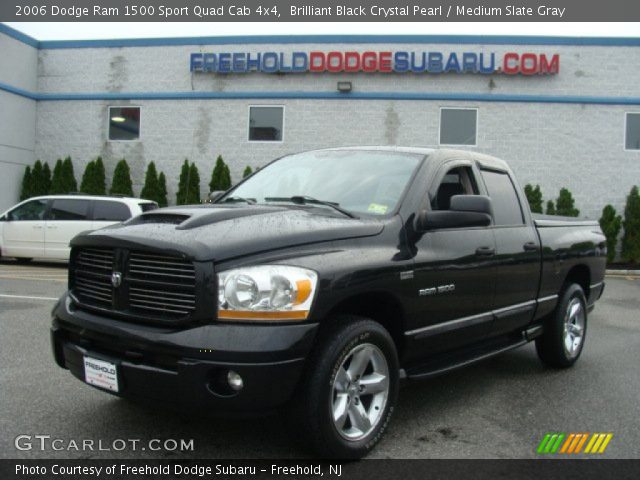 2006 Dodge Ram 1500 Sport Quad Cab 4x4 in Brilliant Black Crystal Pearl