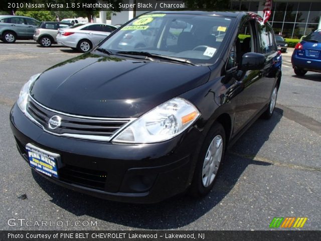 2010 Nissan Versa 1.8 S Hatchback in Super Black