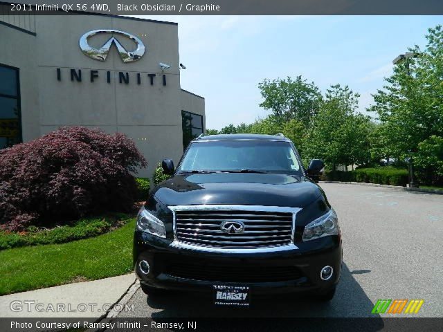 2011 Infiniti QX 56 4WD in Black Obsidian