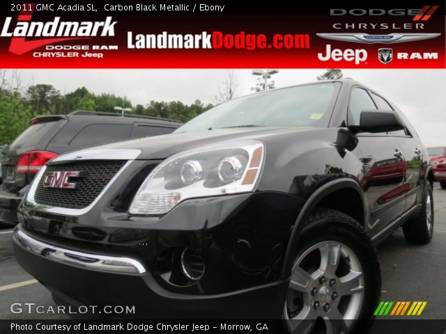 2011 GMC Acadia SL in Carbon Black Metallic
