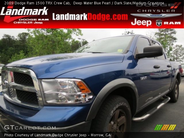 2009 Dodge Ram 1500 TRX Crew Cab in Deep Water Blue Pearl