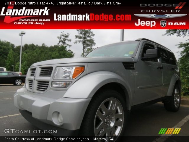 2011 Dodge Nitro Heat 4x4 in Bright Silver Metallic