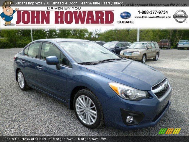 2013 Subaru Impreza 2.0i Limited 4 Door in Marine Blue Pearl