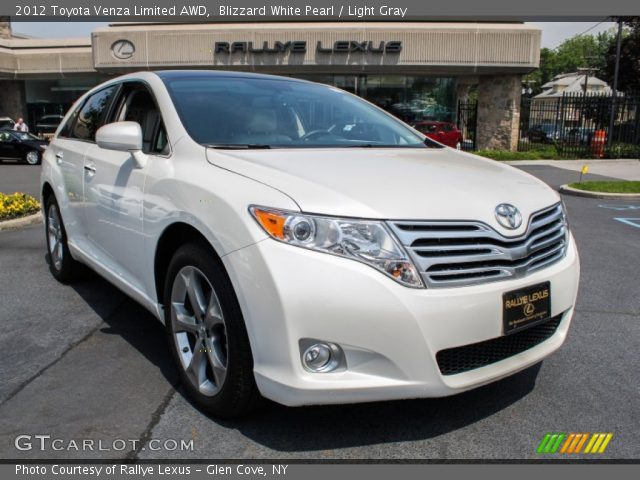 2012 Toyota Venza Limited AWD in Blizzard White Pearl