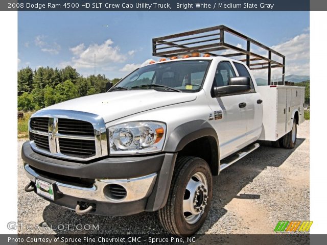 2008 Dodge Ram 4500 HD SLT Crew Cab Utility Truck in Bright White