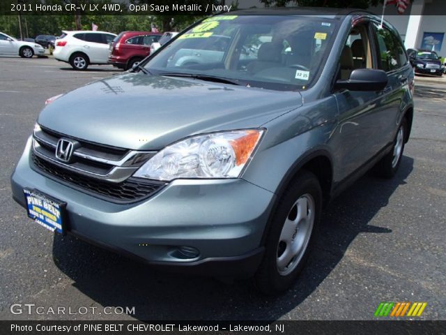 2011 Honda CR-V LX 4WD in Opal Sage Metallic