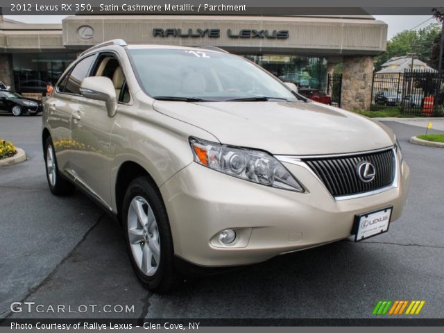 2012 Lexus RX 350 in Satin Cashmere Metallic