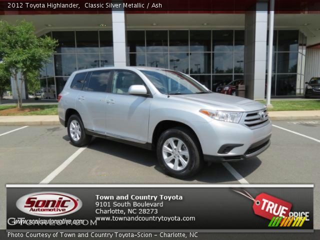 2012 Toyota Highlander  in Classic Silver Metallic