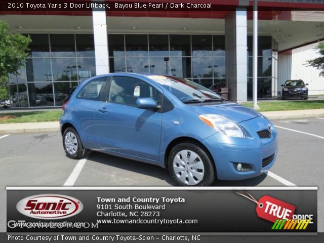 2010 Toyota Yaris 3 Door Liftback in Bayou Blue Pearl