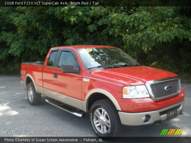 2008 Ford F150 XLT SuperCab 4x4 in Bright Red
