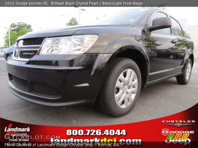 2013 Dodge Journey SE in Brilliant Black Crystal Pearl