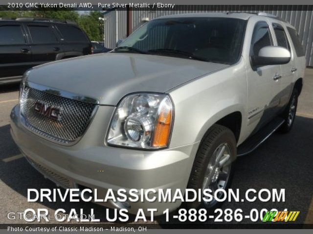 2010 GMC Yukon Denali AWD in Pure Silver Metallic
