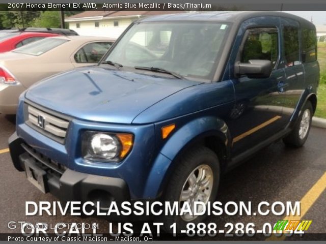 2007 Honda Element EX AWD in Atomic Blue Metallic